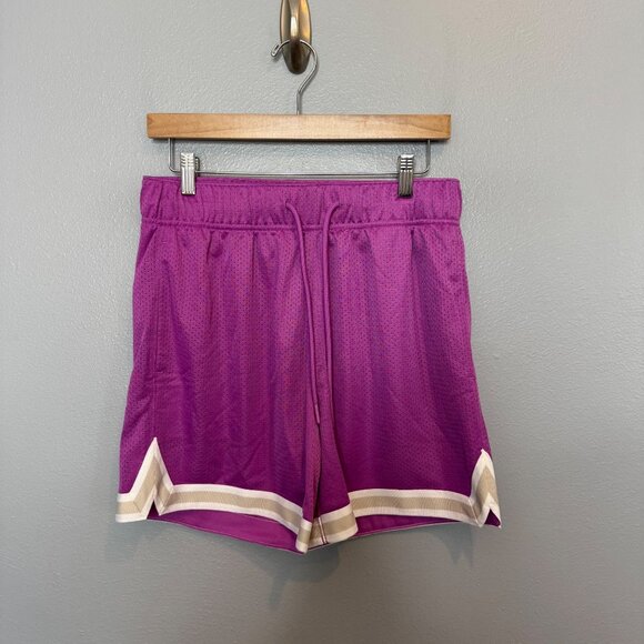 ABERCROMBIE & FITCH purple mesh basketball shorts size XS - Picture 1 of 6